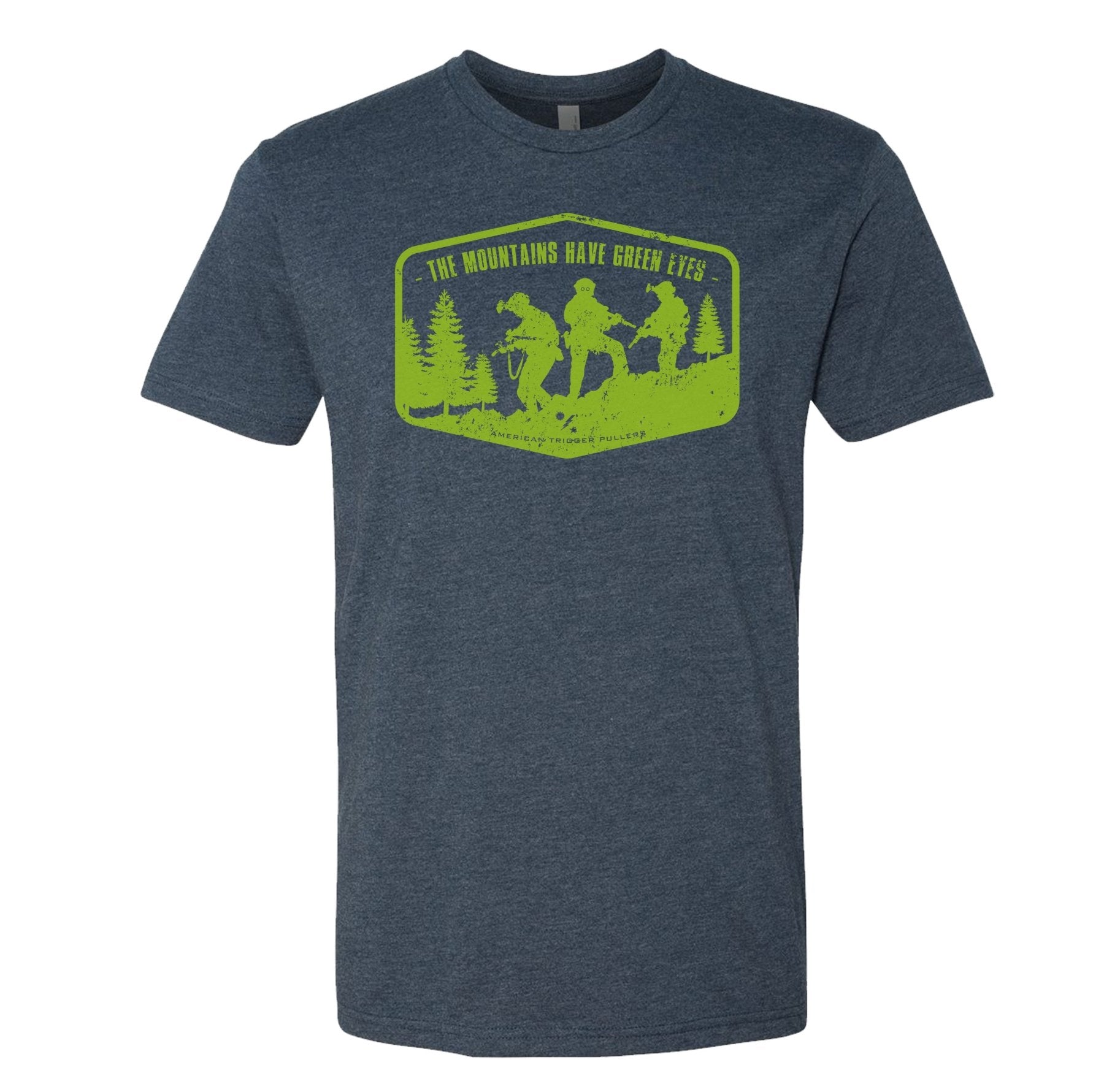 Mountains Have Eyes Tee - Navy Heather - Shirt