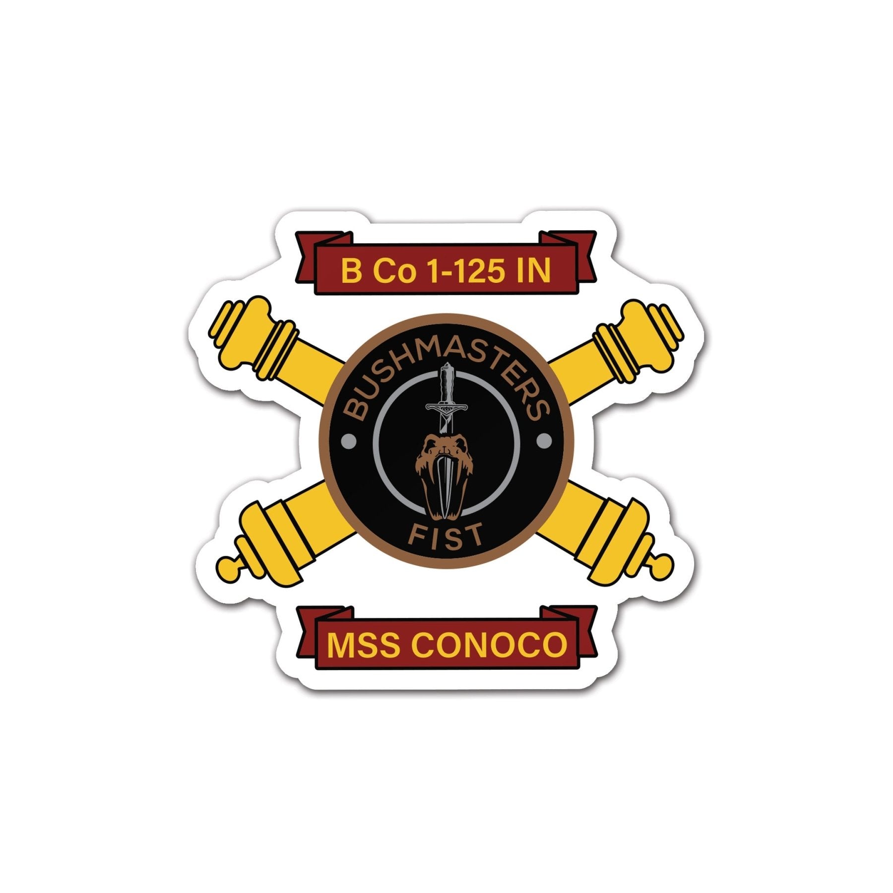 MSS Conoco FIST Sticker - 3.5" - Private Sticker