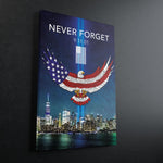 Never Forget 9 - 11 Canvas - Stretched Canvas - Canvas