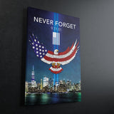 Never Forget 9 - 11 Canvas - Stretched Canvas - Canvas