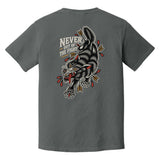 Never Out Of Fight Heavyweight Tee - Small - Shirt