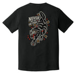 Never Out Of Fight Heavyweight Tee - Small - Shirt