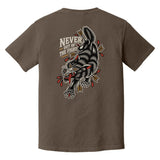 Never Out Of Fight Heavyweight Tee - Small - Shirt