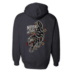 Never Out Of Fight Hoodie - Small - Hoodie