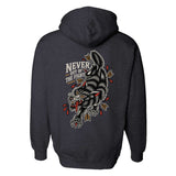 Never Out Of Fight Hoodie - Small - Hoodie