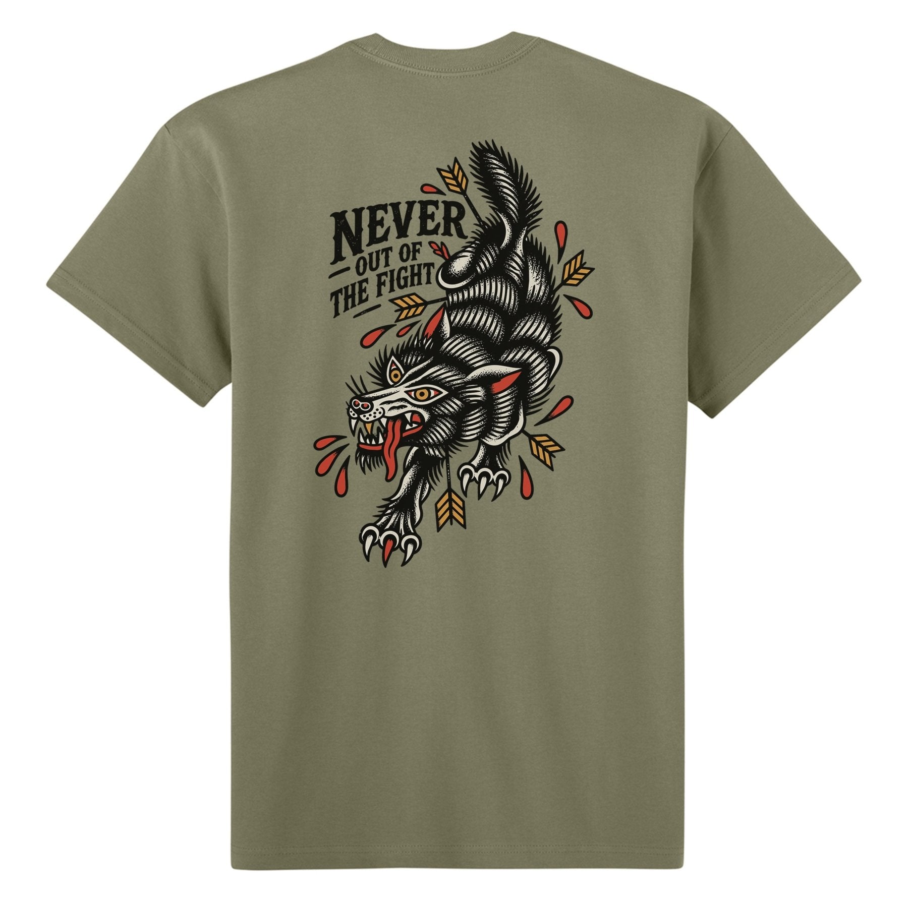 Never Out Of Fight Oversize Tee - Small - Shirt