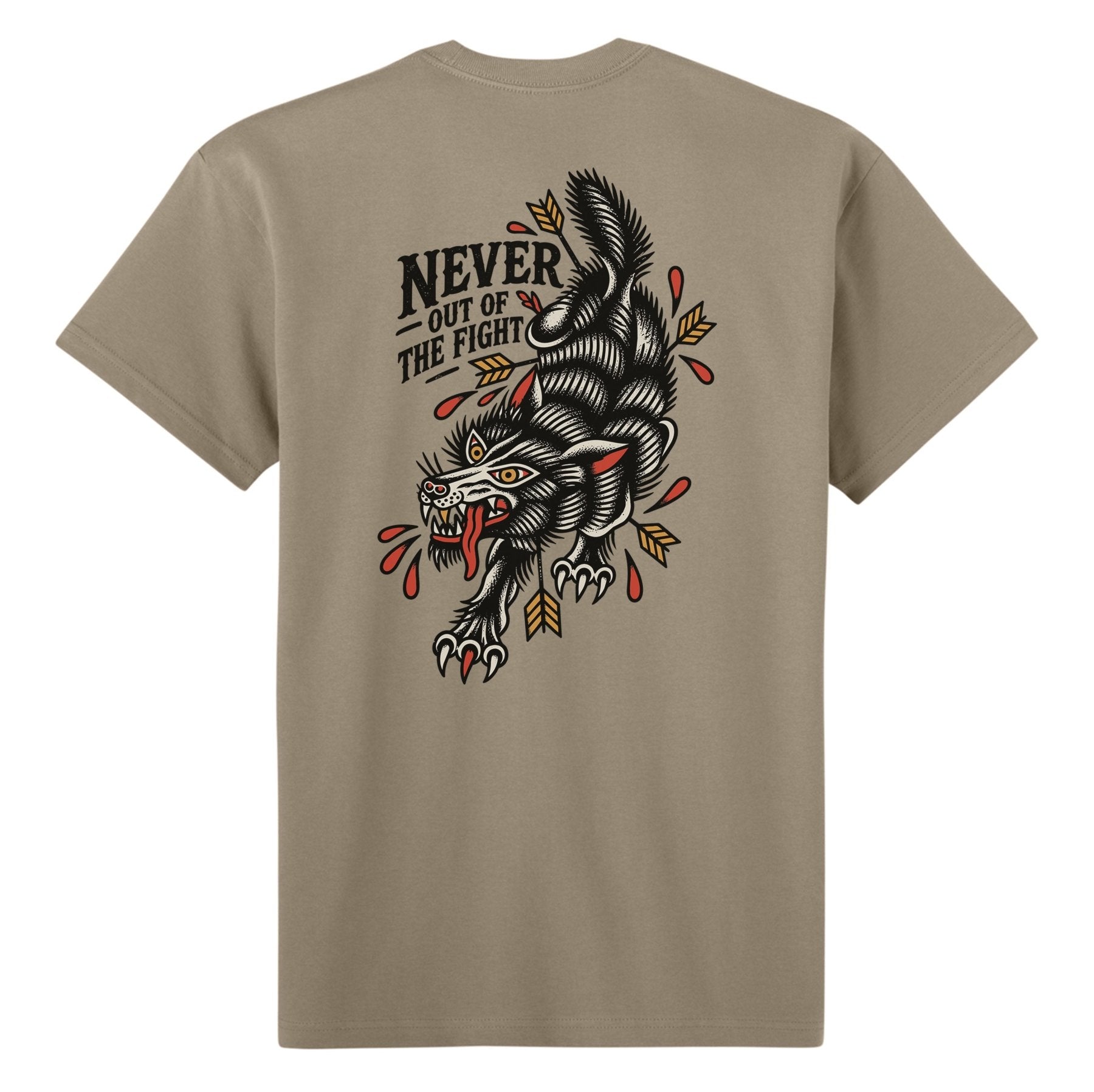 Never Out Of Fight Oversize Tee - Small - Shirt