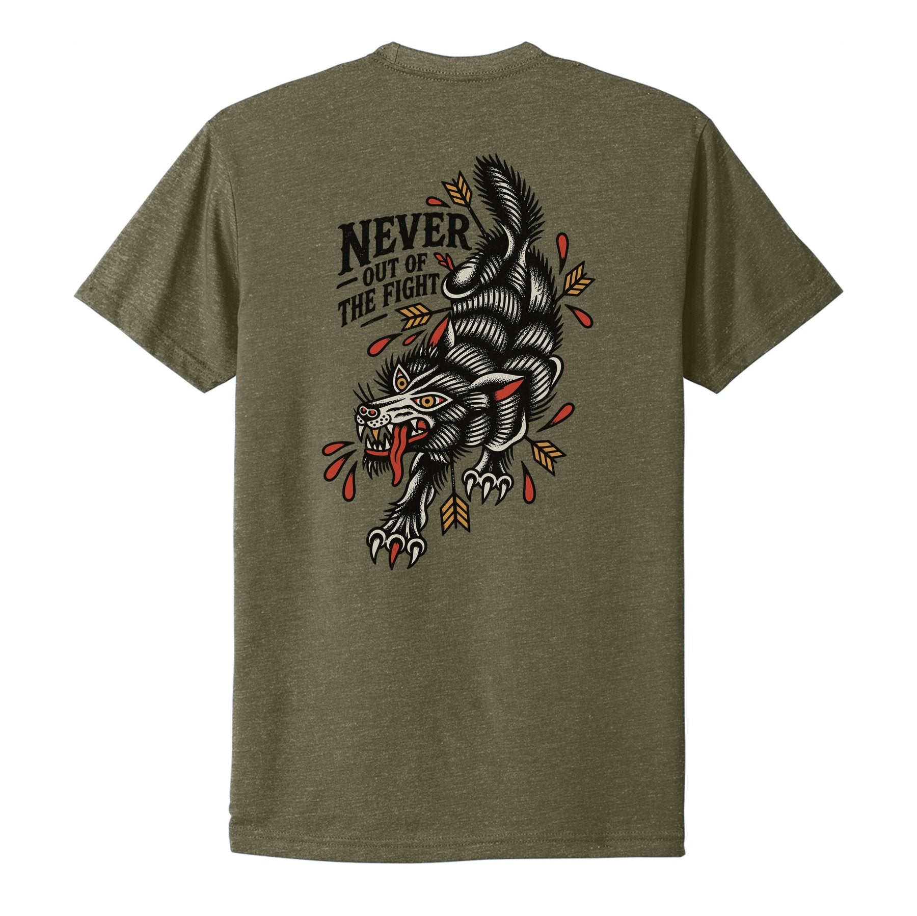 Never Out Of Fight Tee - Small - Shirt