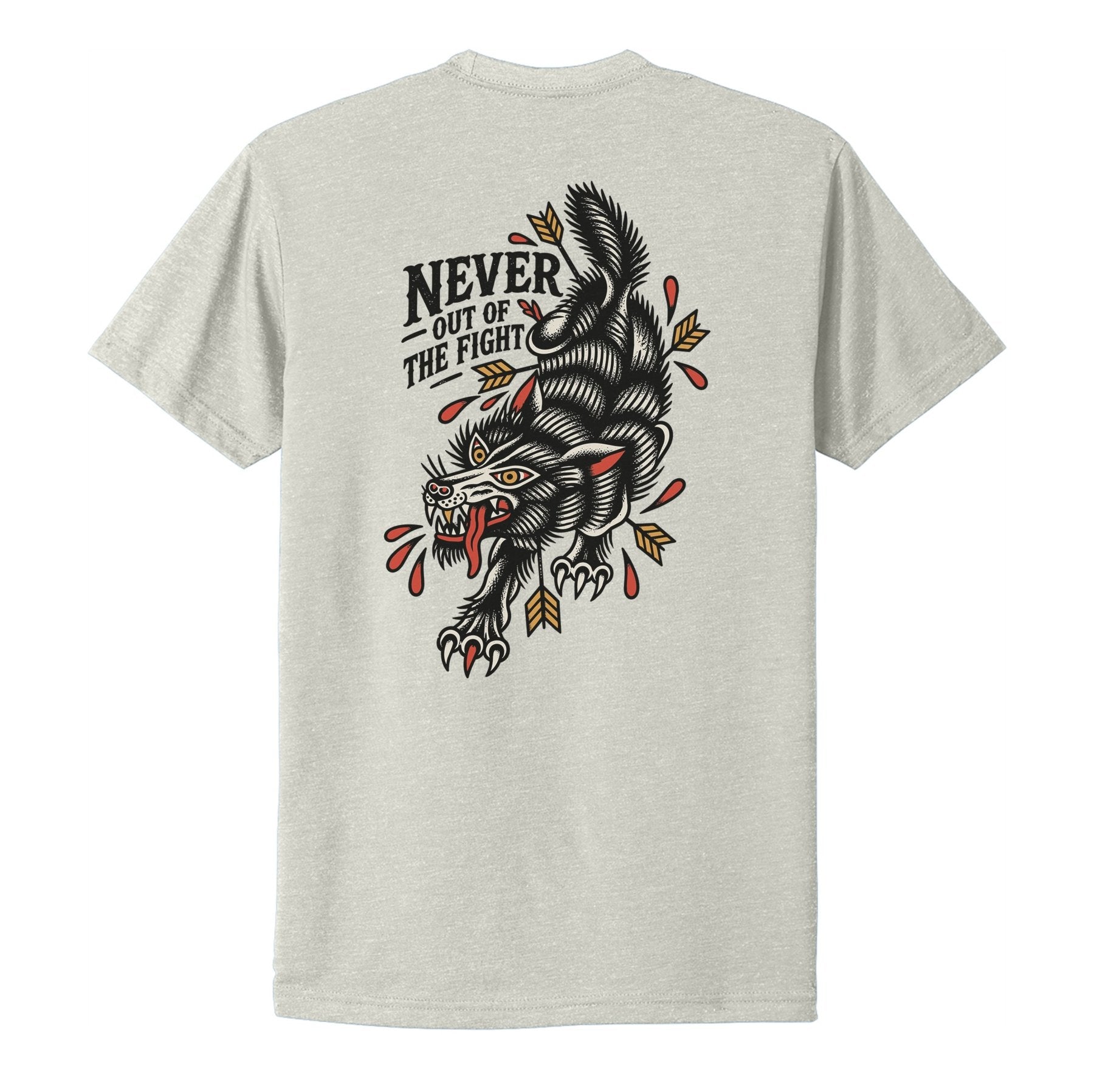 Never Out Of Fight Tee - Small - Shirt