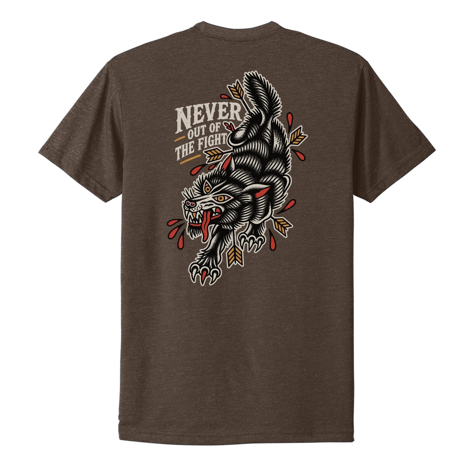 Never Out Of Fight Tee - Small - Shirt