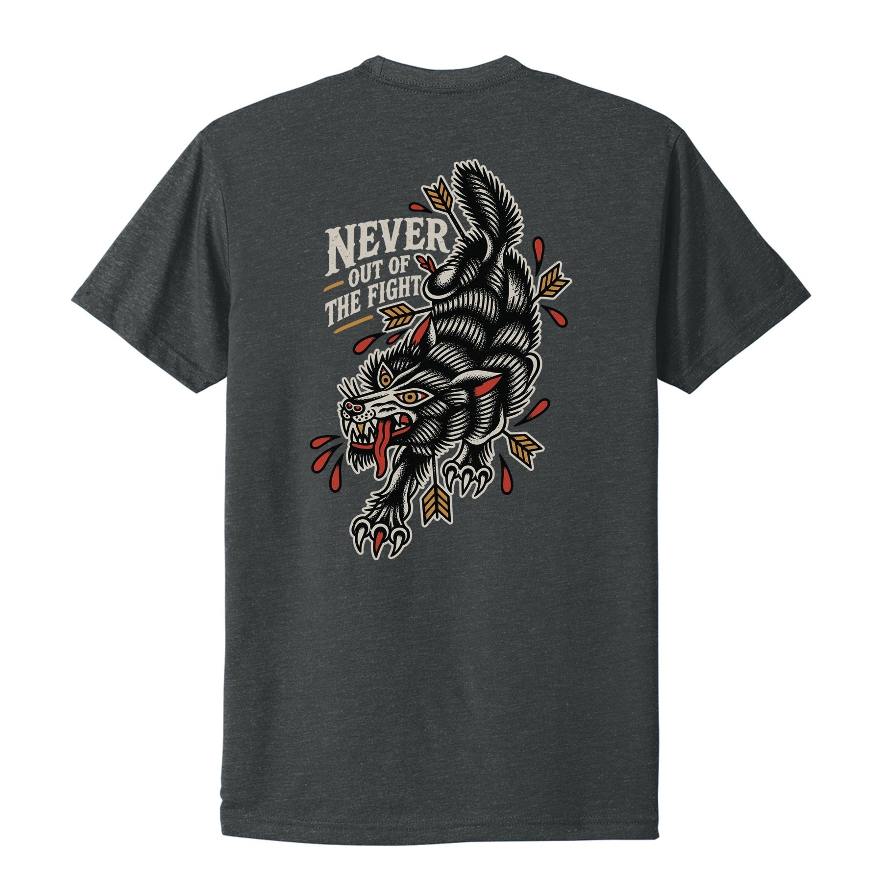 Never Out Of Fight Tee - Small - Shirt