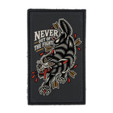 Never Out Of The Fight PVC Patch - 4" x 2" - Patch