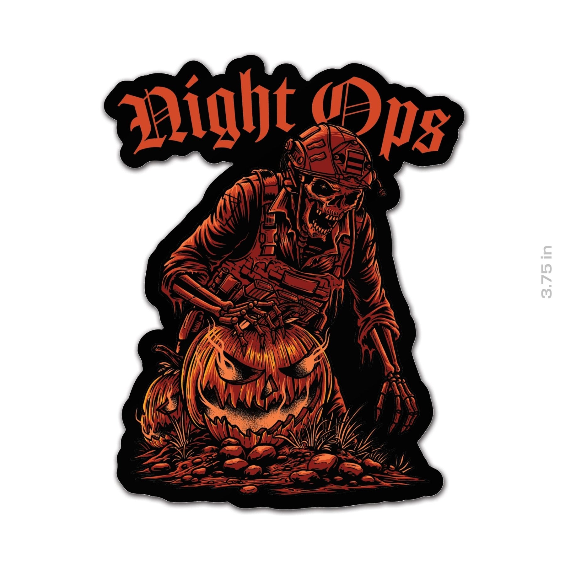 Night Ops Halloween Sticker - 3.75" - Sticker