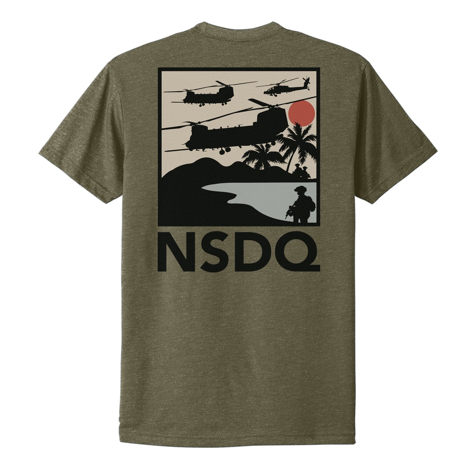 NSDQ Retro Beach Tee - Small - Shirt