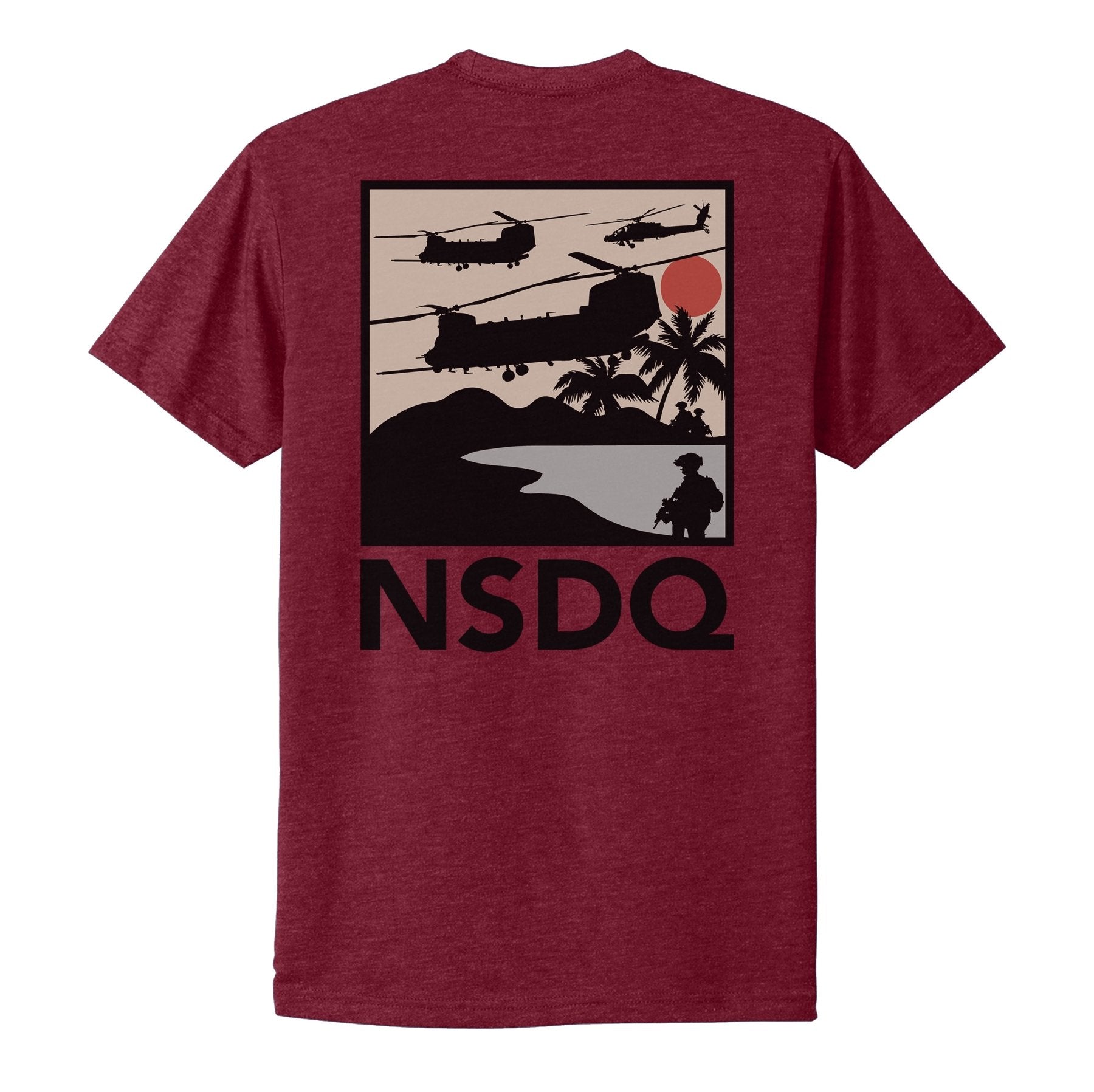 NSDQ Retro Beach Tee - Small - Shirt