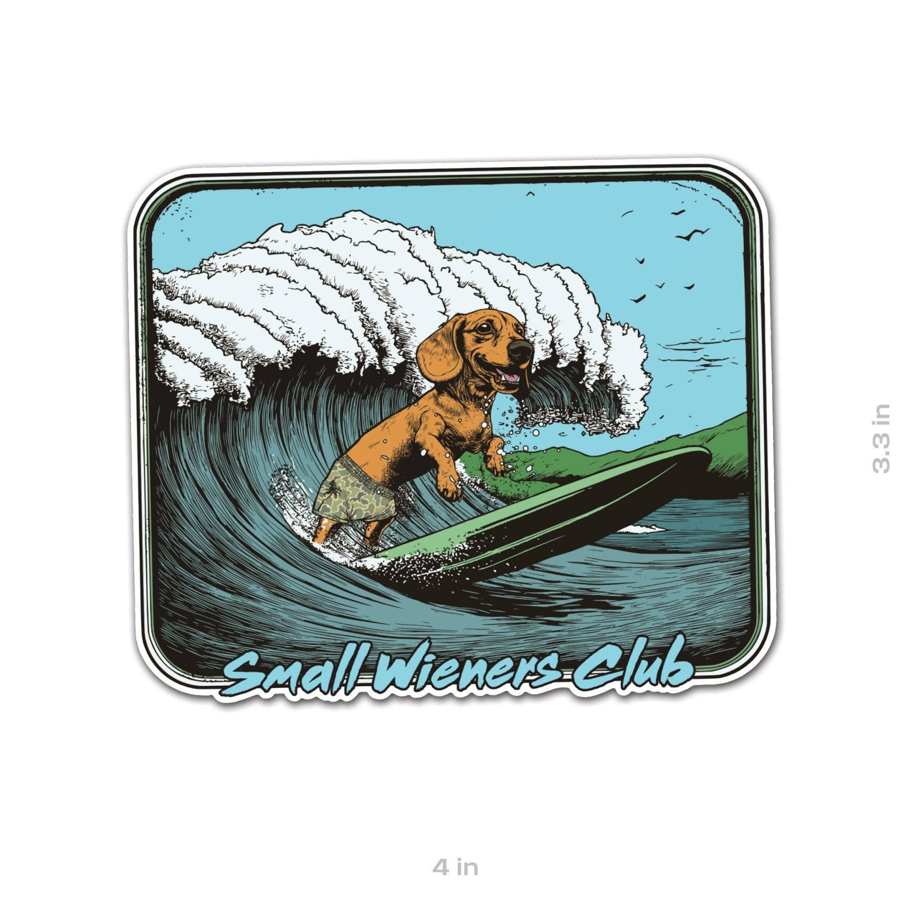 Ocean Doxxie Sticker - 4" - Sticker