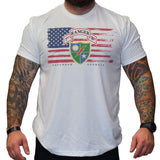 Old Glory Ranger Battalion - White - Shirt