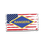 Old Glory Ranger Diamond Sticker - 3.5" - Sticker