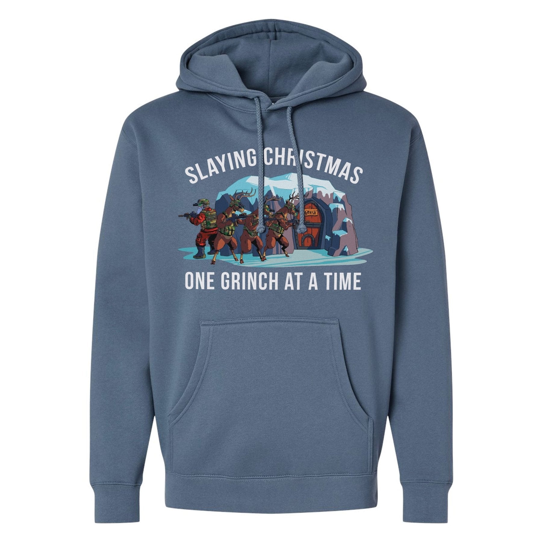 One Grinch At A Time Hoodie - Small - Hoodie
