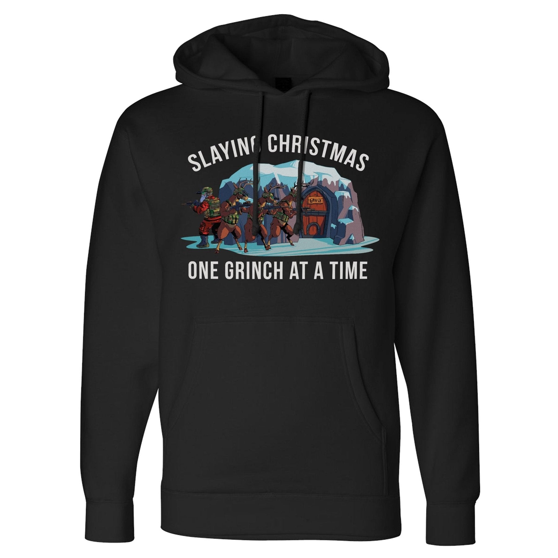 One Grinch At A Time Hoodie - Small - Hoodie