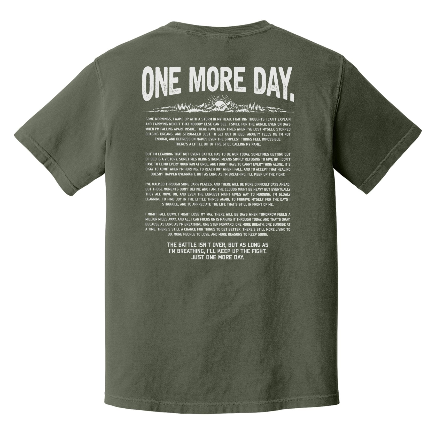 One More Day Heavyweight Tee - Small - Shirt