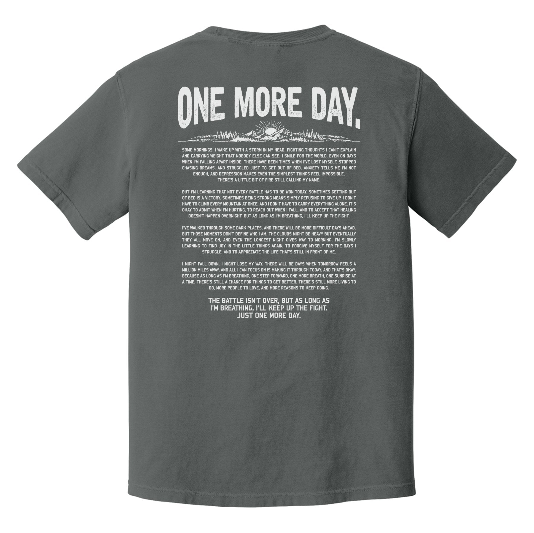 One More Day Heavyweight Tee - Small - Shirt