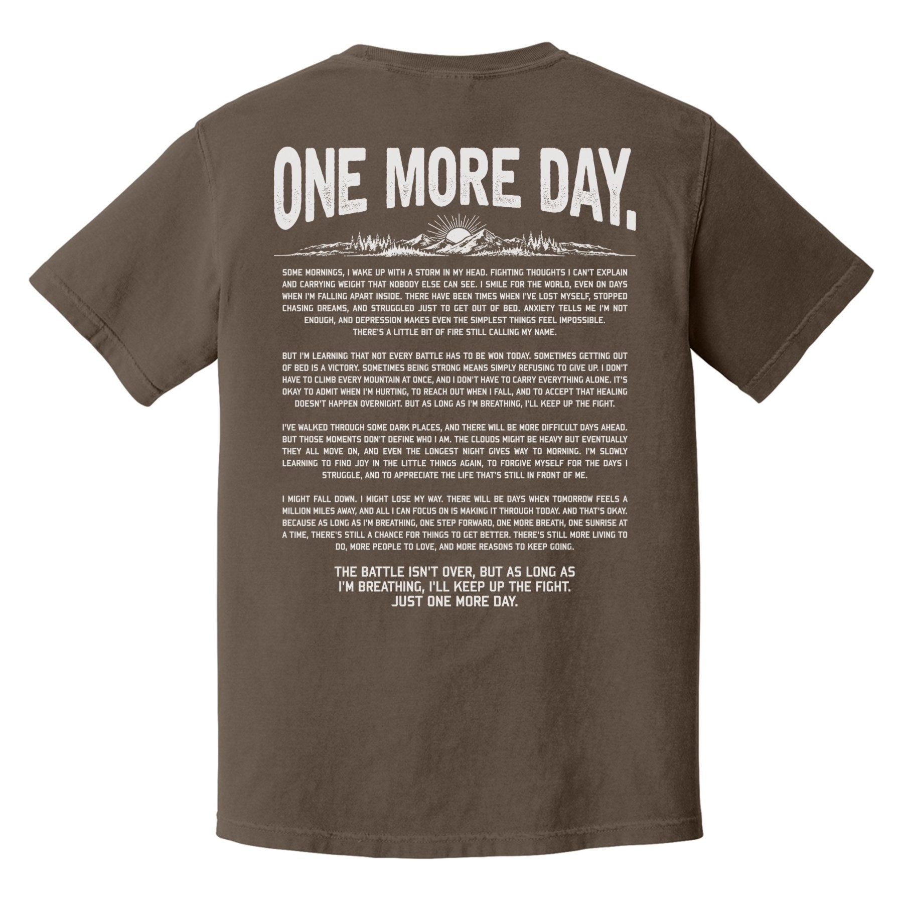 One More Day Heavyweight Tee - Small - Shirt