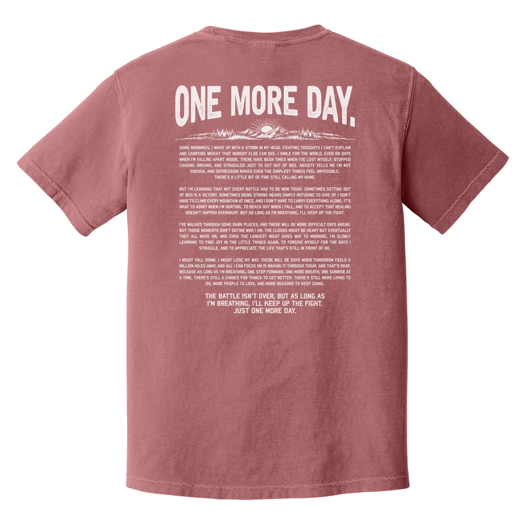 One More Day Heavyweight Tee - Small - Shirt