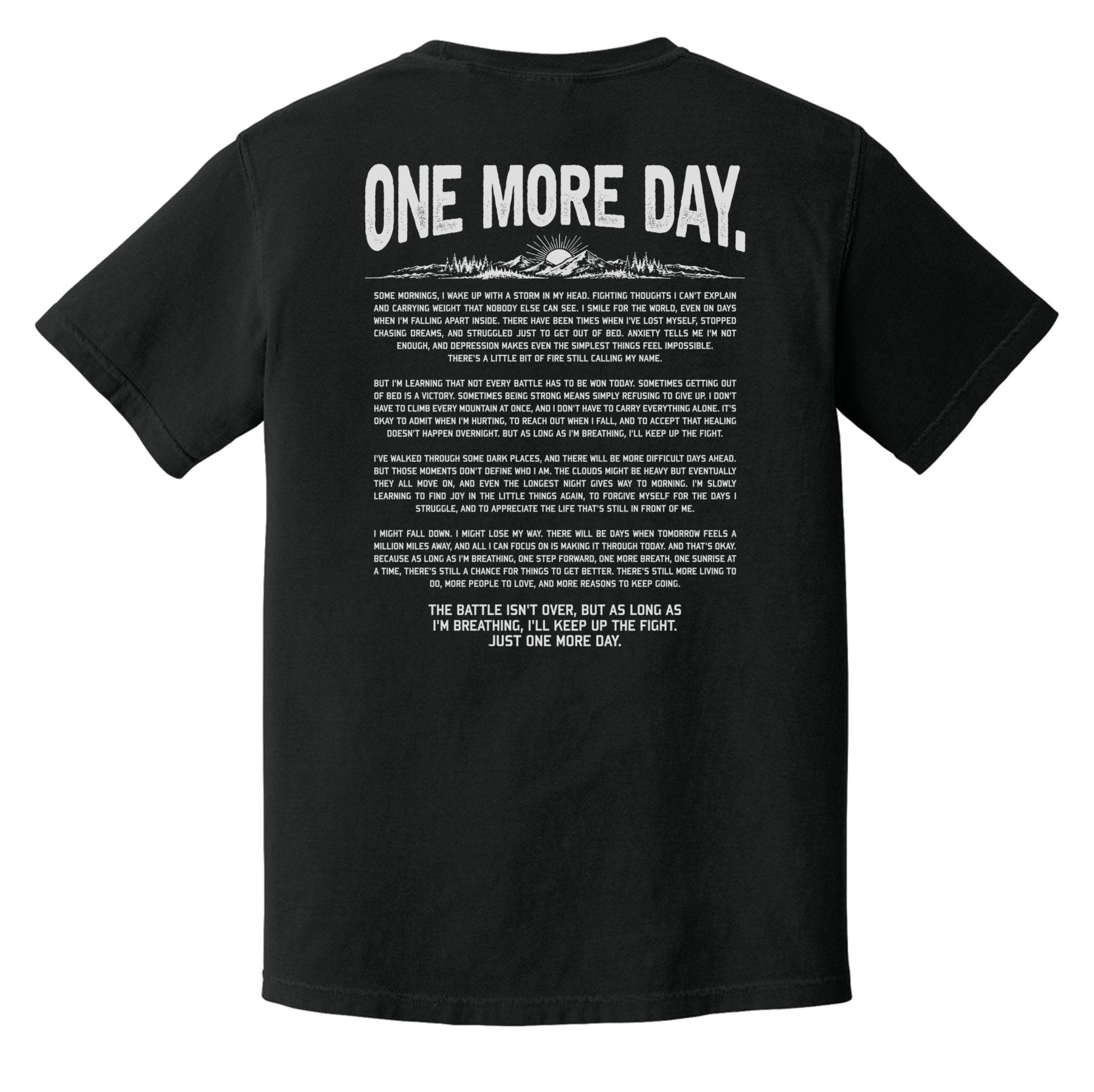 One More Day Heavyweight Tee - Small - Shirt