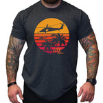 OTX Black Hawk Sunset Tee - Small - Shirt