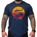 OTX Black Hawk Sunset Tee - Small - Shirt