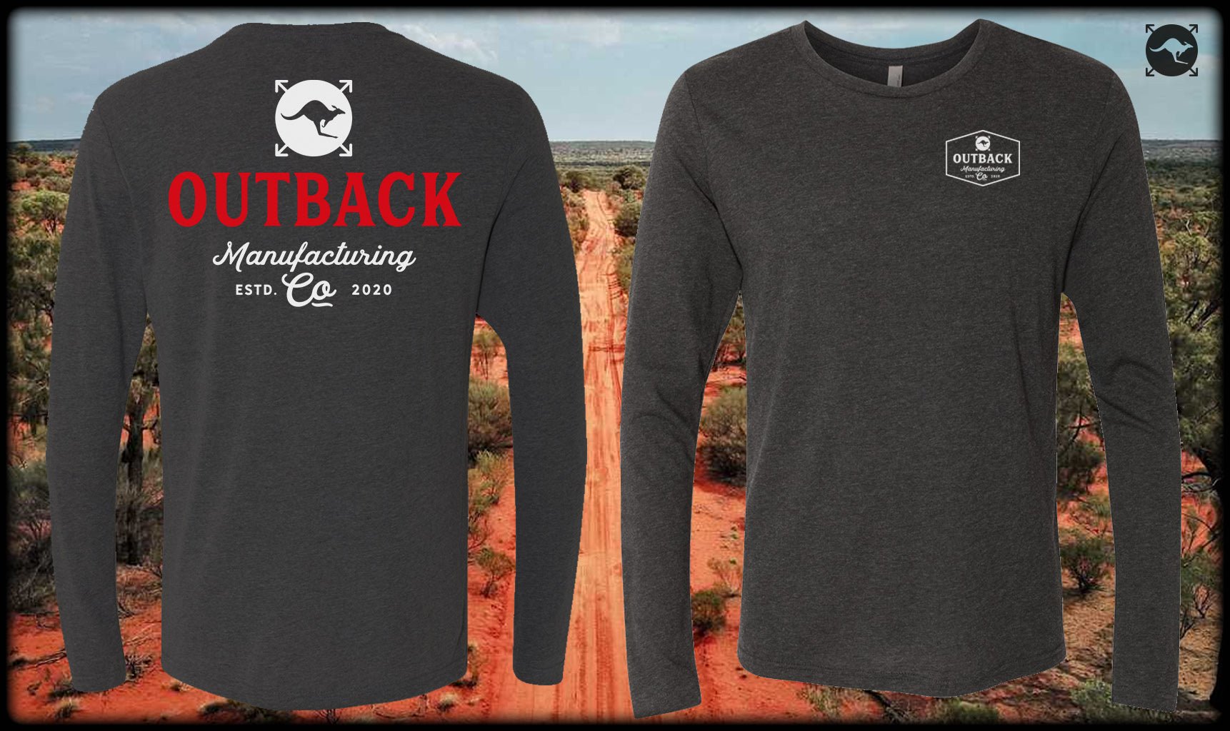 Outback MFG Logo Long Sleeve - Small - T-Shirt