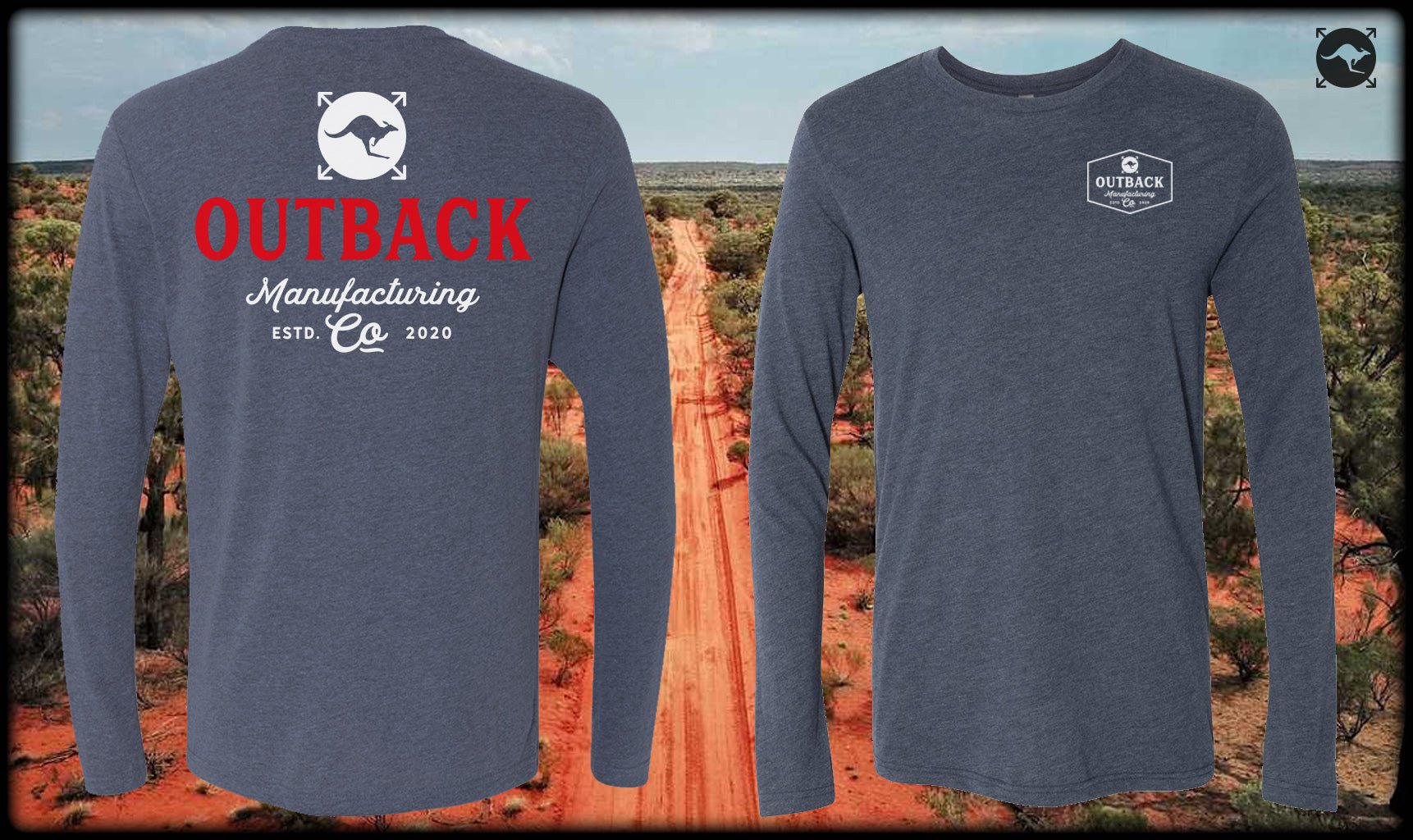 Outback MFG Logo Long Sleeve - Small - T-Shirt