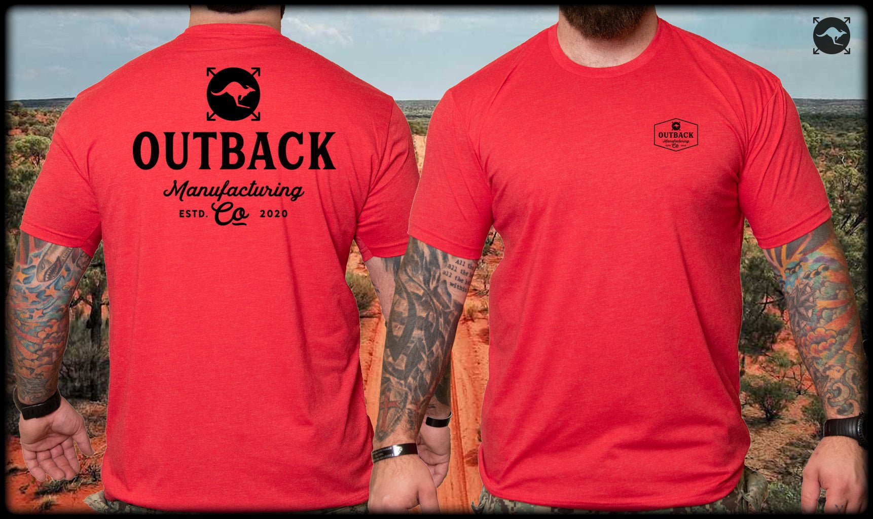 Outback MFG Logo Shirt - Small - T-Shirt