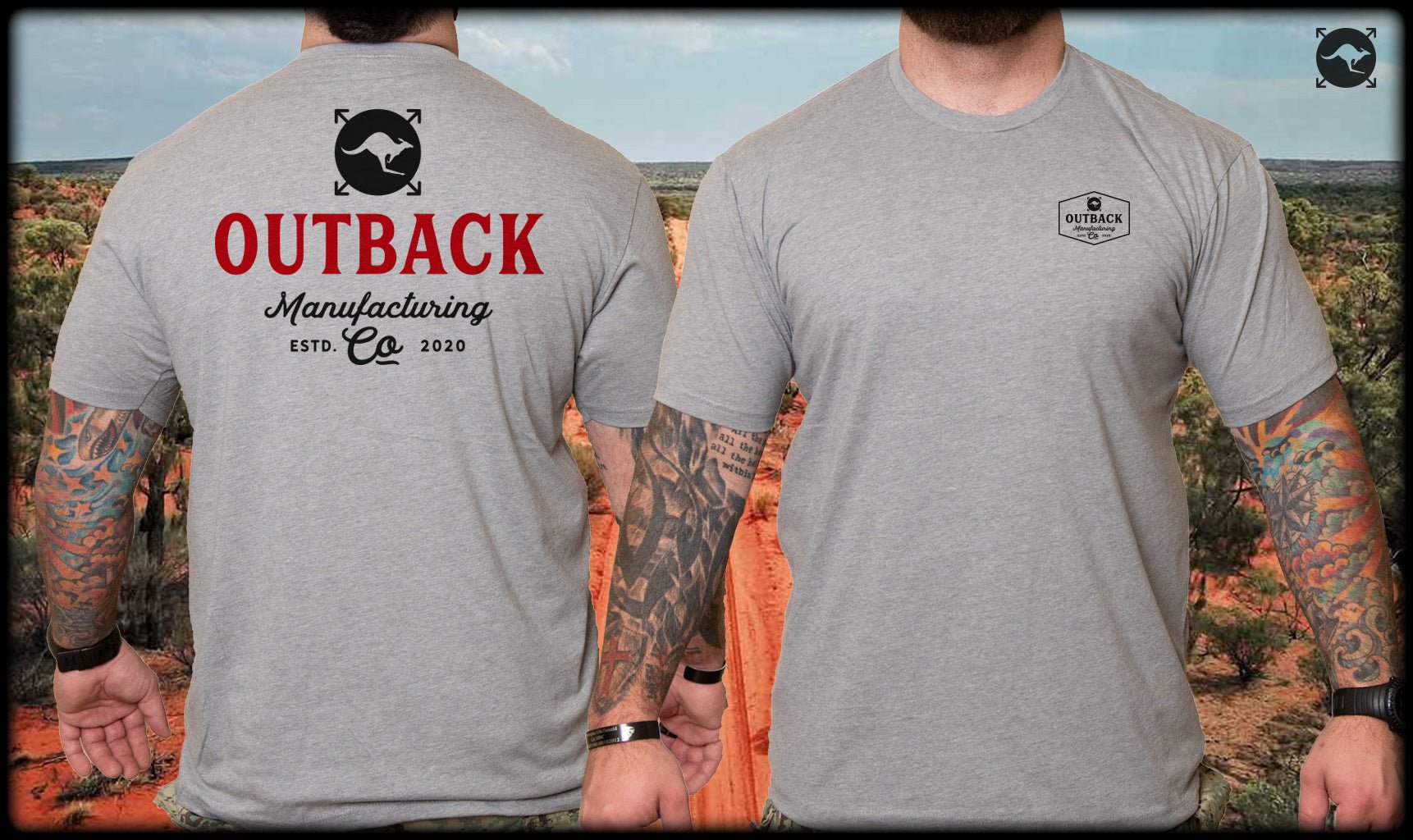 Outback MFG Logo Shirt - Small - T-Shirt