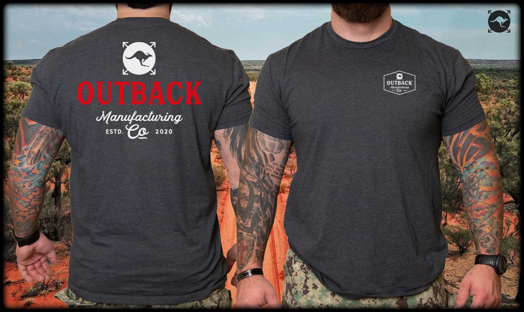 Outback MFG Logo Shirt - Small - T-Shirt