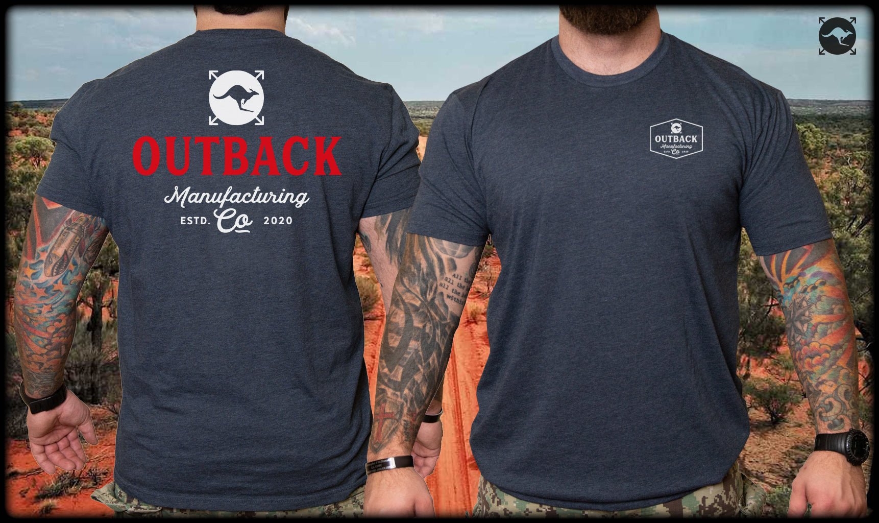 Outback MFG Logo Shirt - Small - T-Shirt