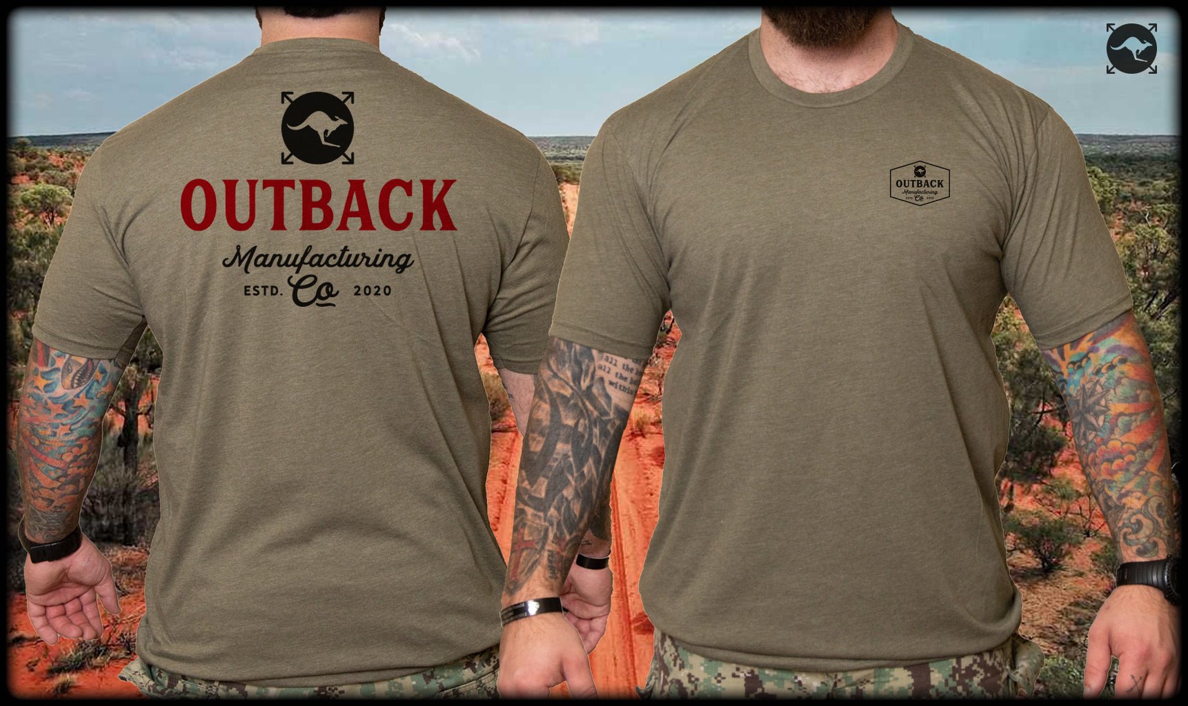 Outback MFG Logo Shirt - Small - T-Shirt