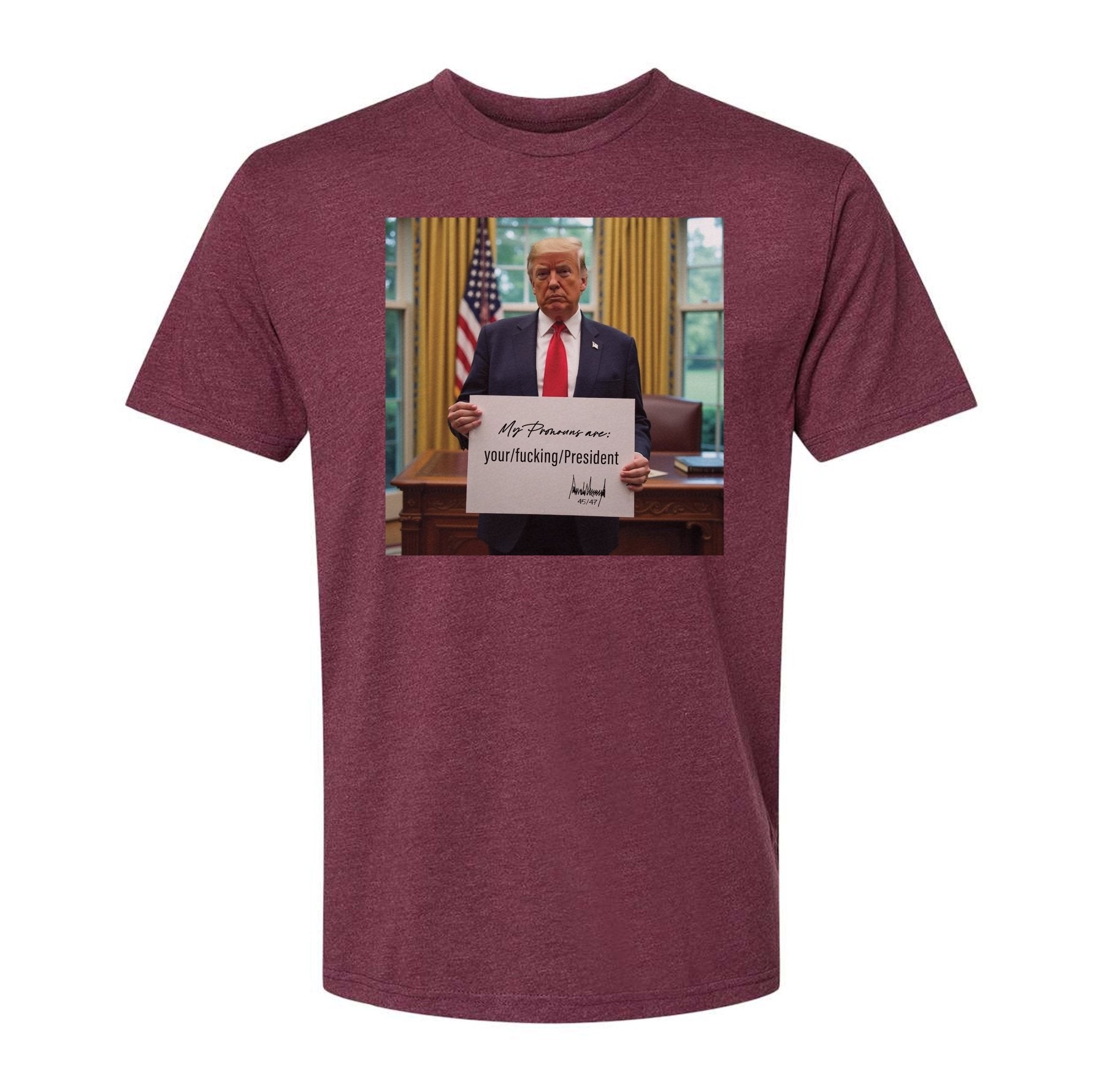 Oval Office Pronouns Tee - Small - Shirt