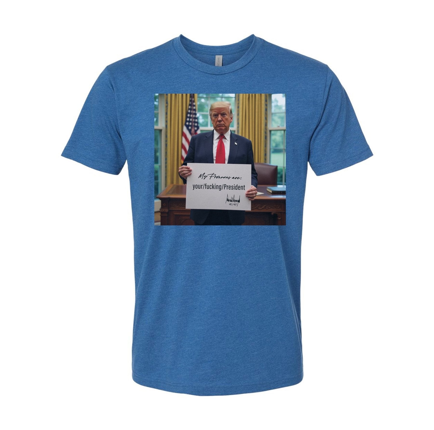 Oval Office Pronouns Tee - Small - Shirt