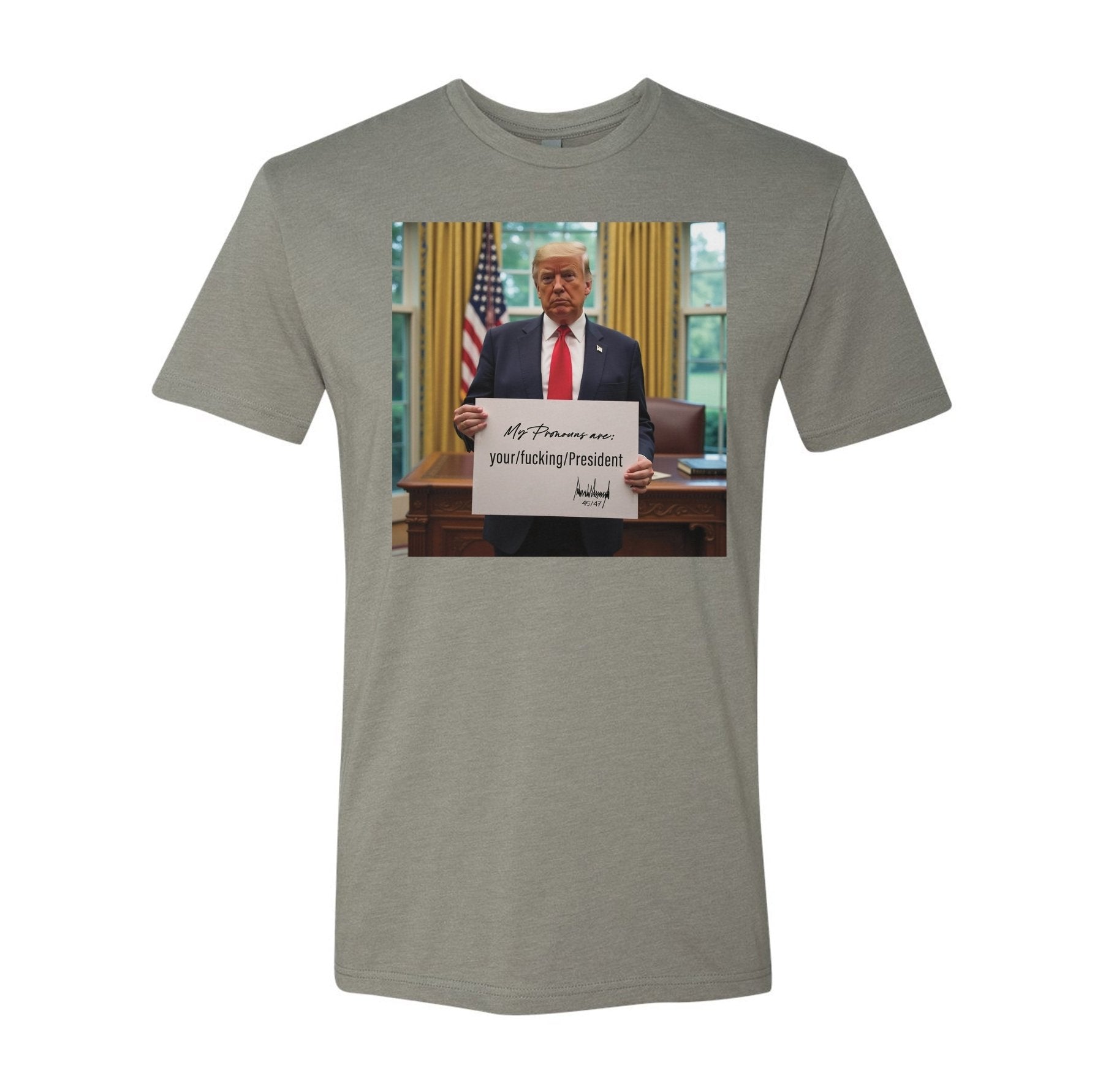 Oval Office Pronouns Tee - Small - Shirt