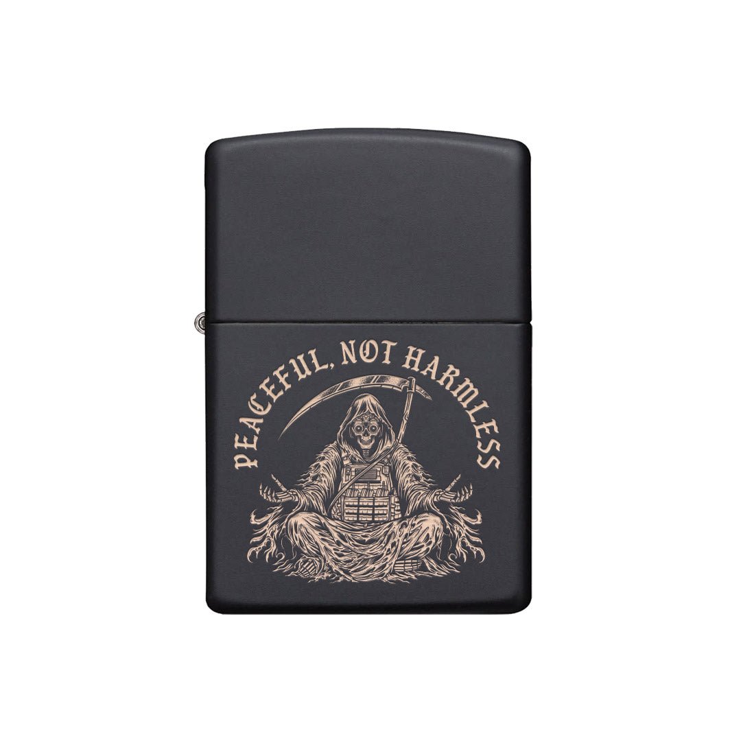 Peaceful Reaper Lighter - Matte Black - No Discount