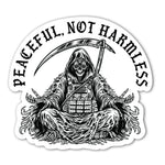 Peaceful Reaper Subdued Sticker - 4" - Sticker
