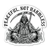 Peaceful Reaper Subdued Sticker - 4" - Sticker