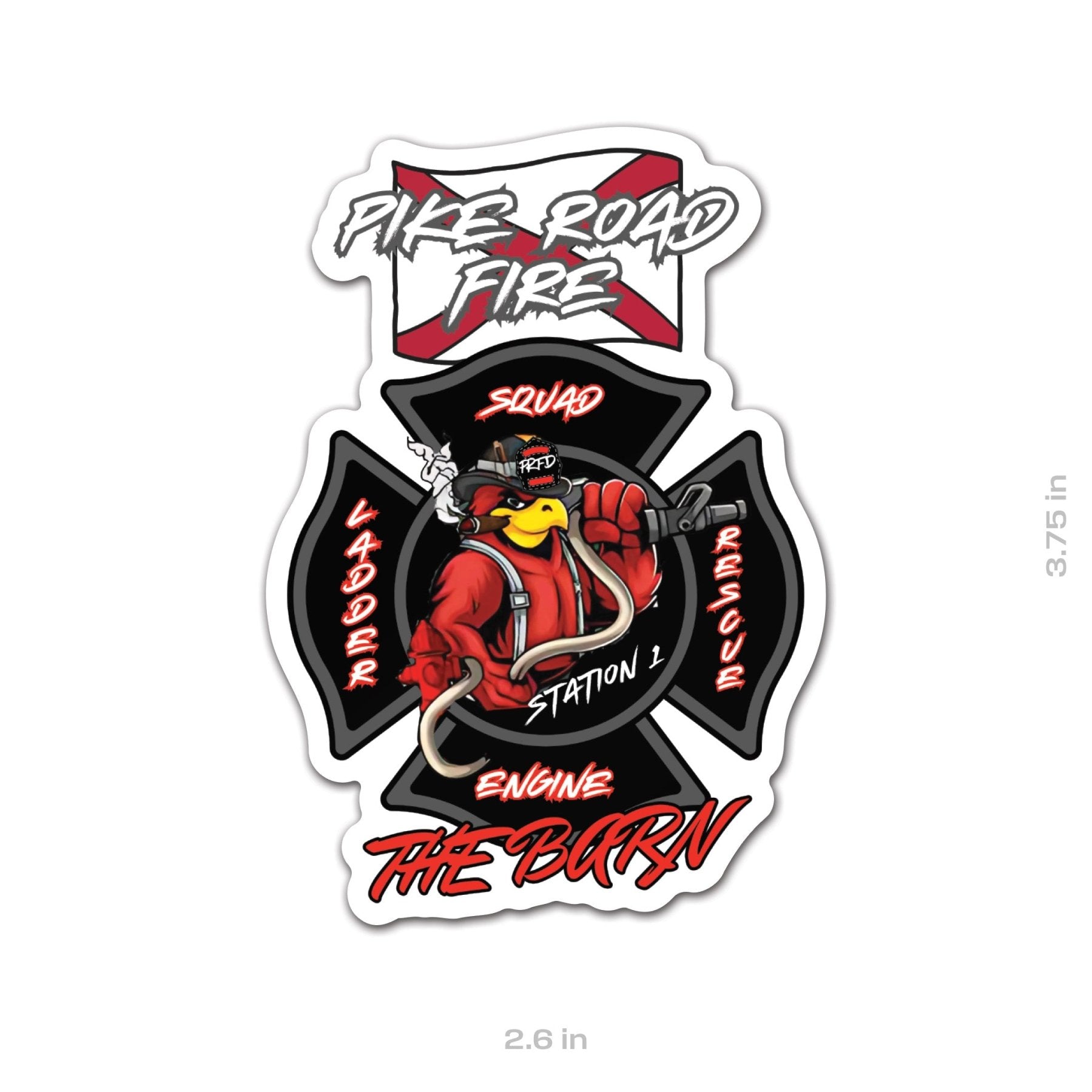 First Fire Sticker Pike Road Fire Main Sticker – American Trigger Pullers