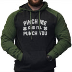 Pinch Me Raglan Hoodie - Small - Hoodie