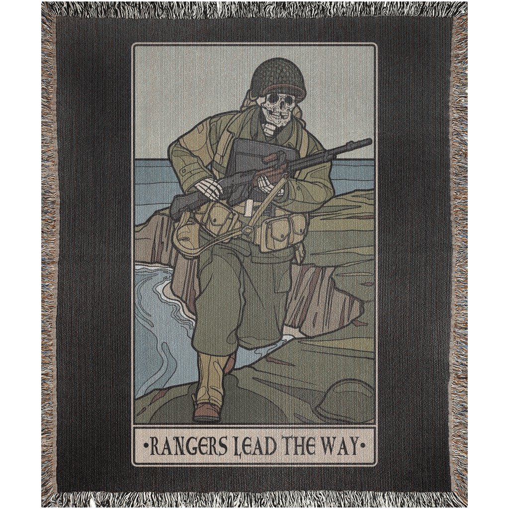 Pointe Du Hoc RLTW Woven Blanket - 50x60 inch - No Discount