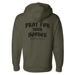 Pray For Homies Hoodie - Small - Hoodie