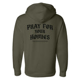 Pray For Homies Hoodie - Small - Hoodie