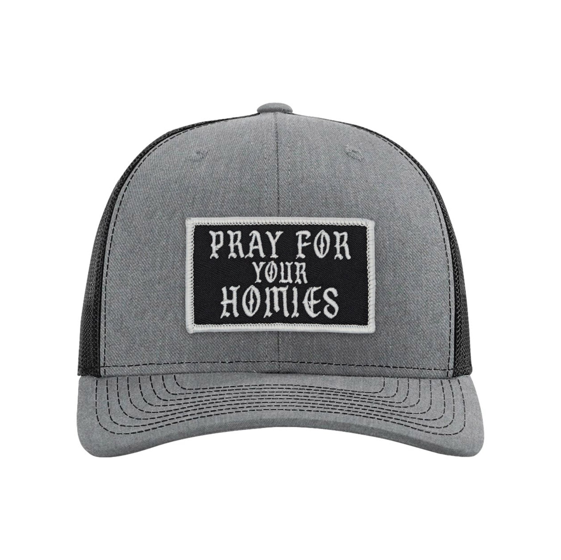 Pray For Your Homies Patch Snapback Trucker Hat - OSFA - Hat